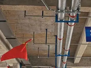 天镇管廊支架的安装方法